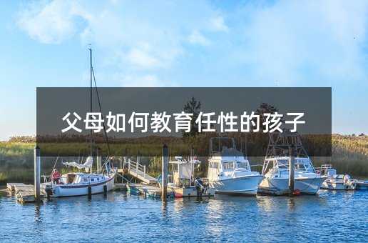 父母如何教育任性的孩子